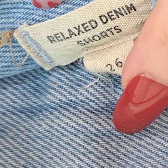 Madewell Women's Relaxed Denim Shorts Essen Wash size 26 - Picture 7 of 9